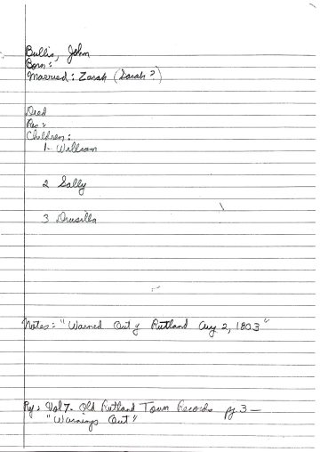 General History: Warnings Out 1